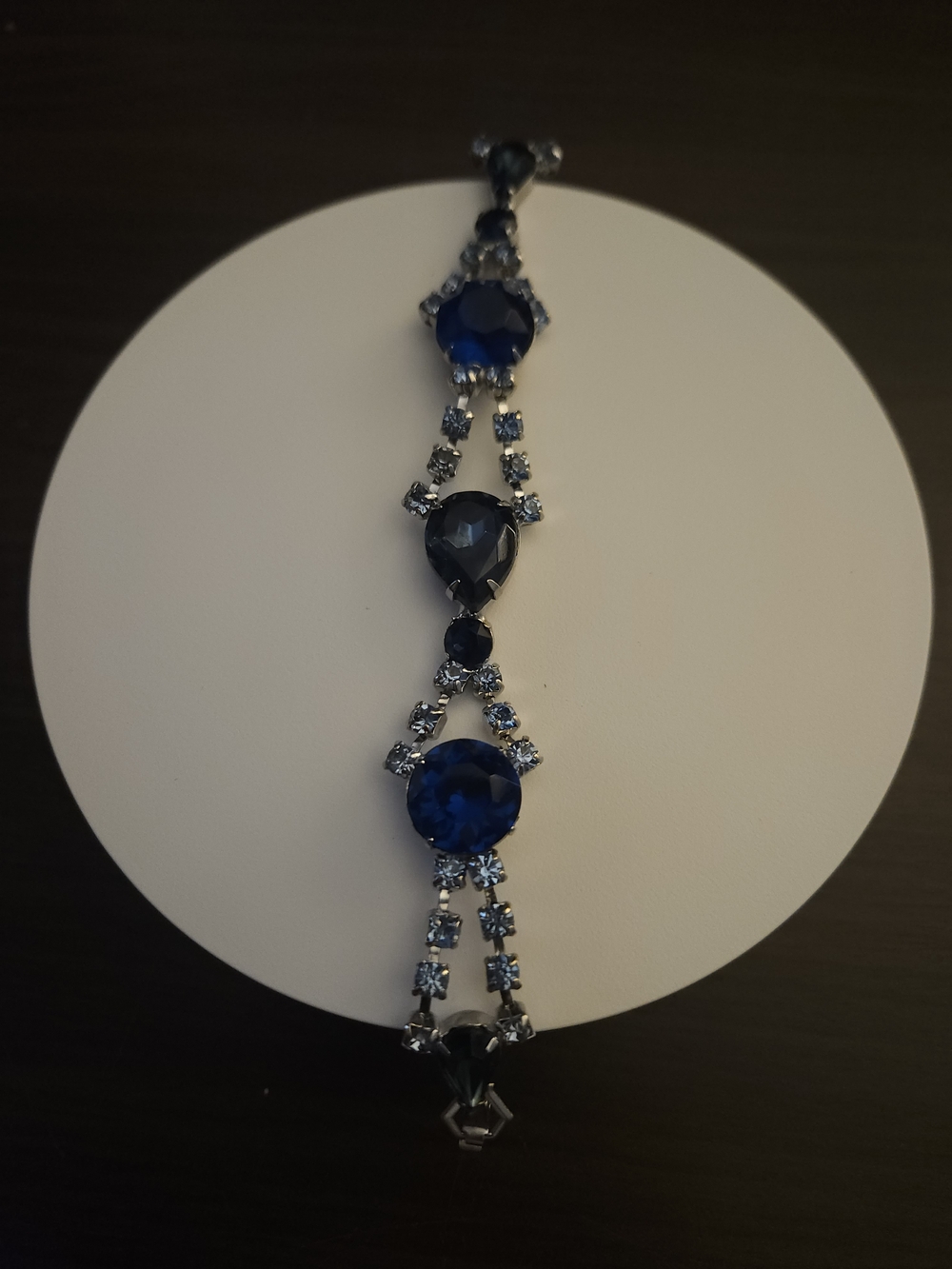 Elegant Blue Crystal Bracelet - Women Jewelry